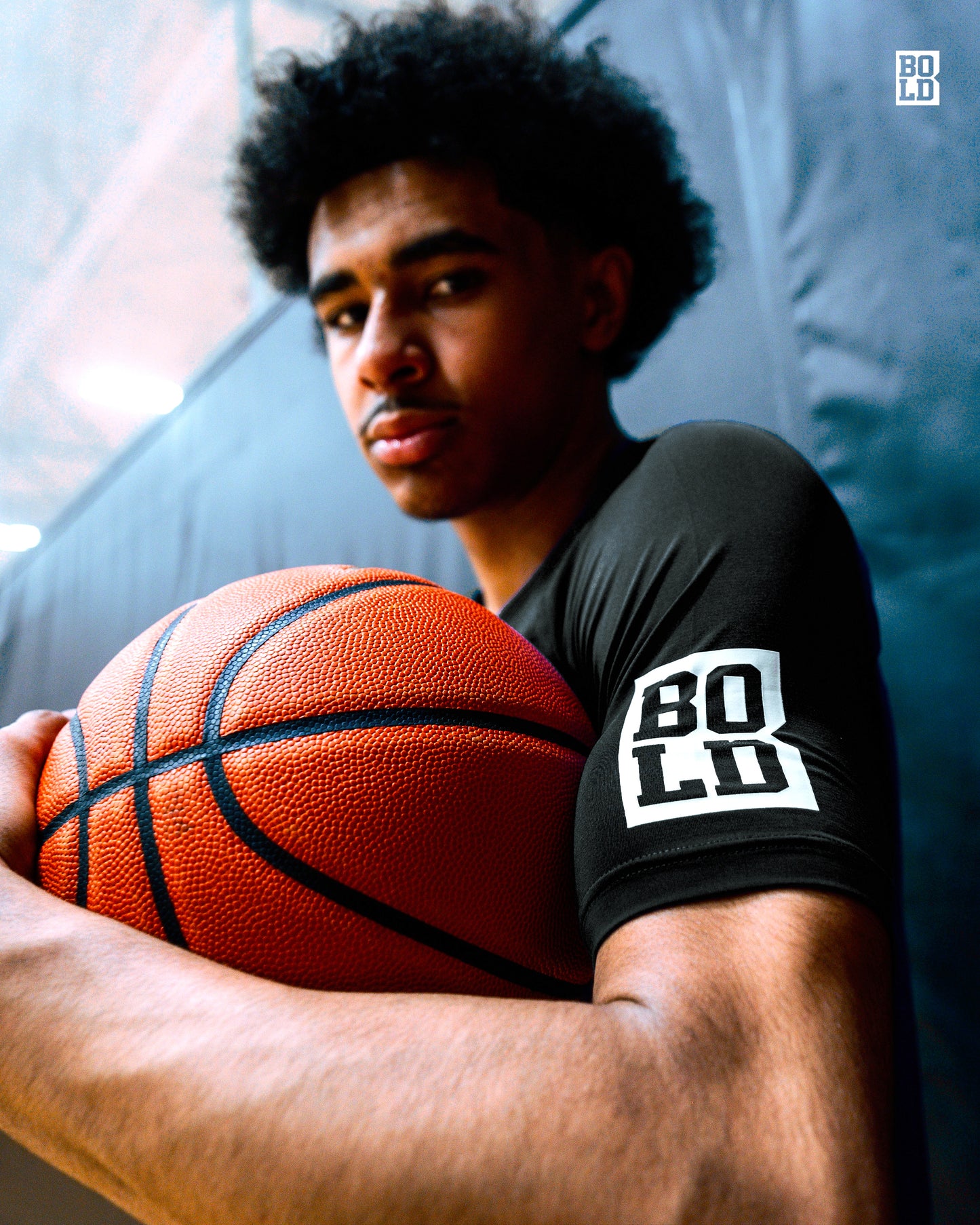Bold Black Compression Tee