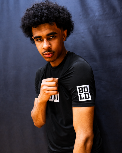 Bold Black Compression Tee