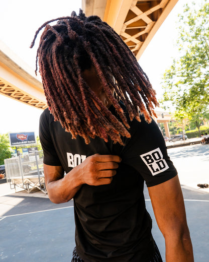 Bold Black Compression Tee