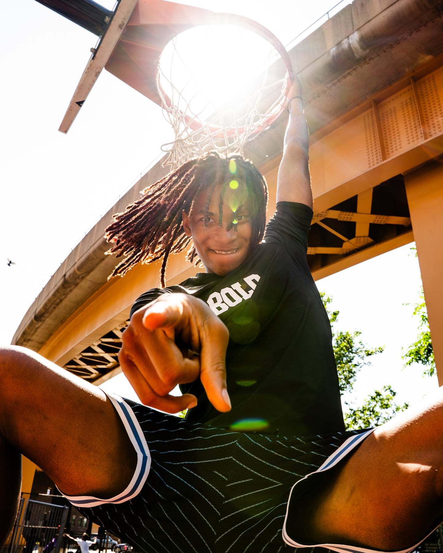 Bold Black Compression Tee